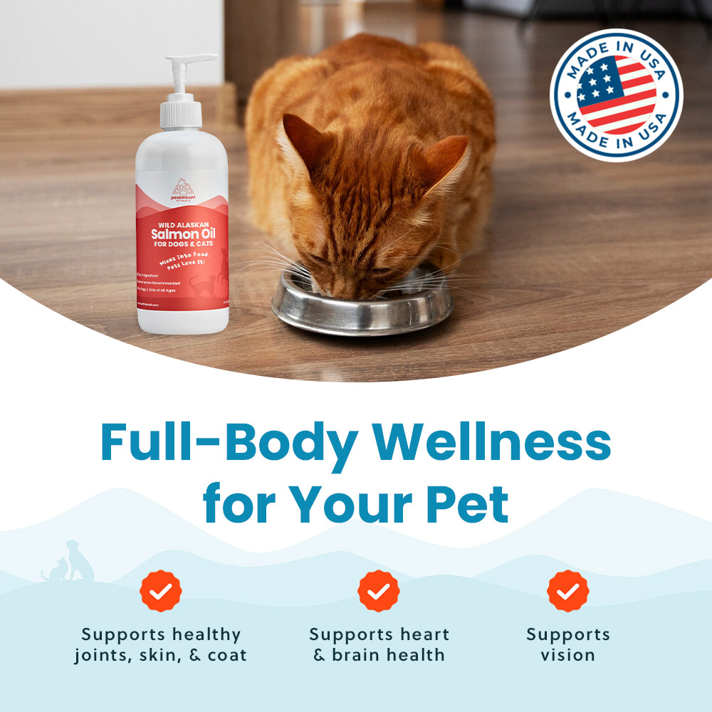 Wild Alaskan Salmon Oil for Dogs and Cats
