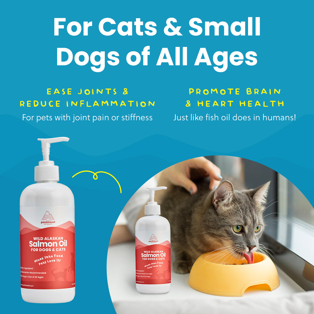 Wild Alaskan Salmon Oil for Dogs and Cats