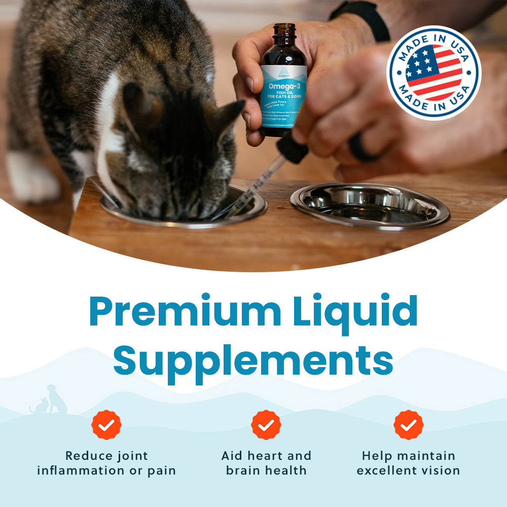 Omega-3 Fish Oil for Dogs and Cats