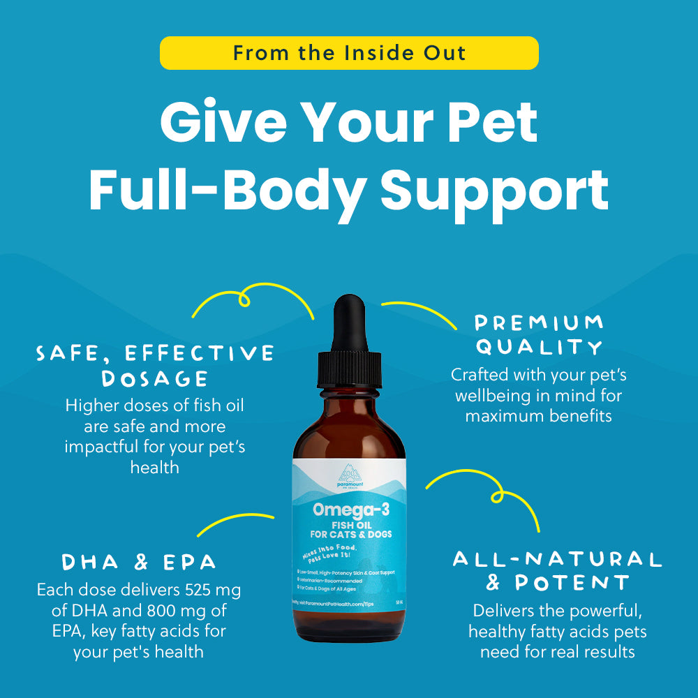 Omega-3 Fish Oil for Dogs and Cats