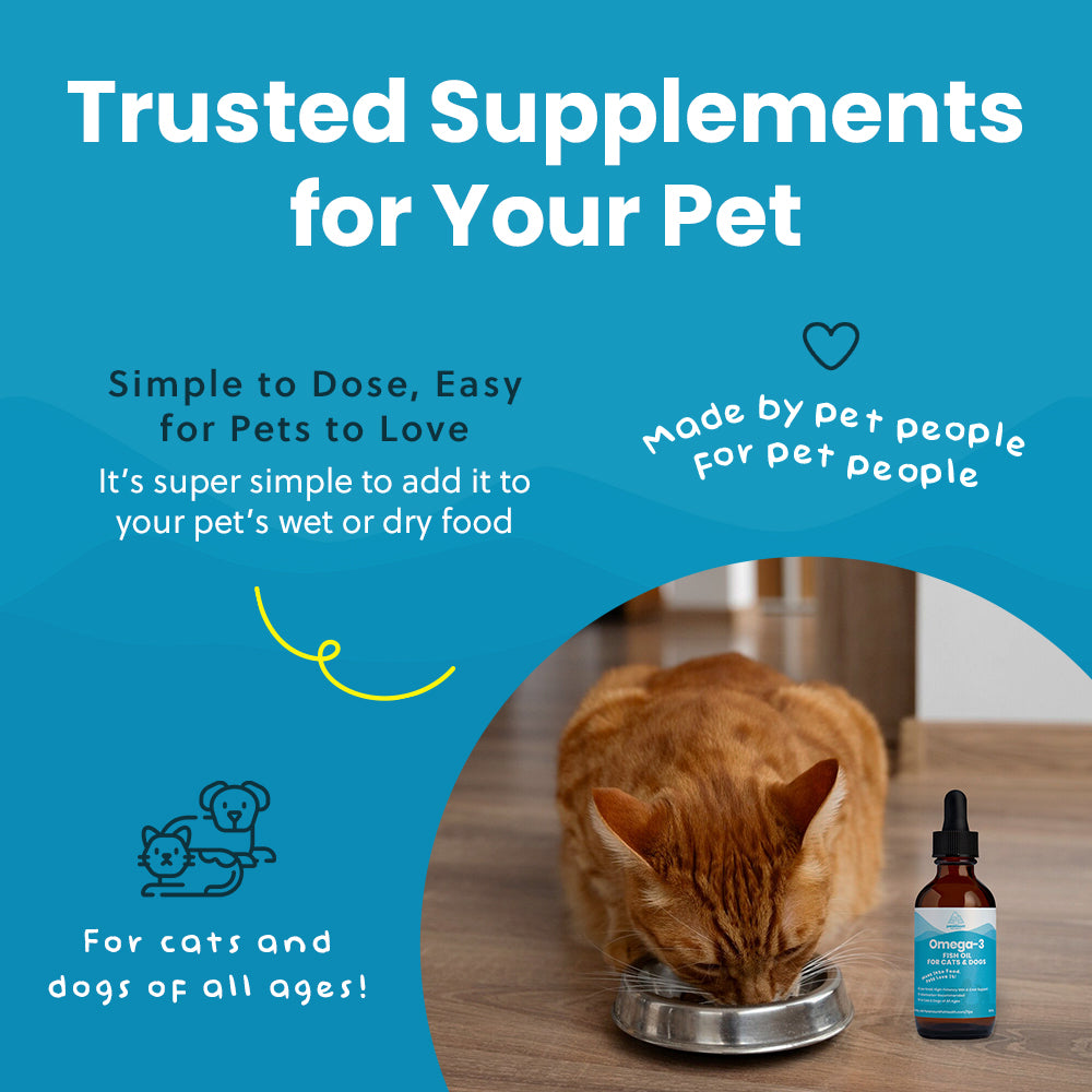 Omega-3 Fish Oil for Dogs and Cats