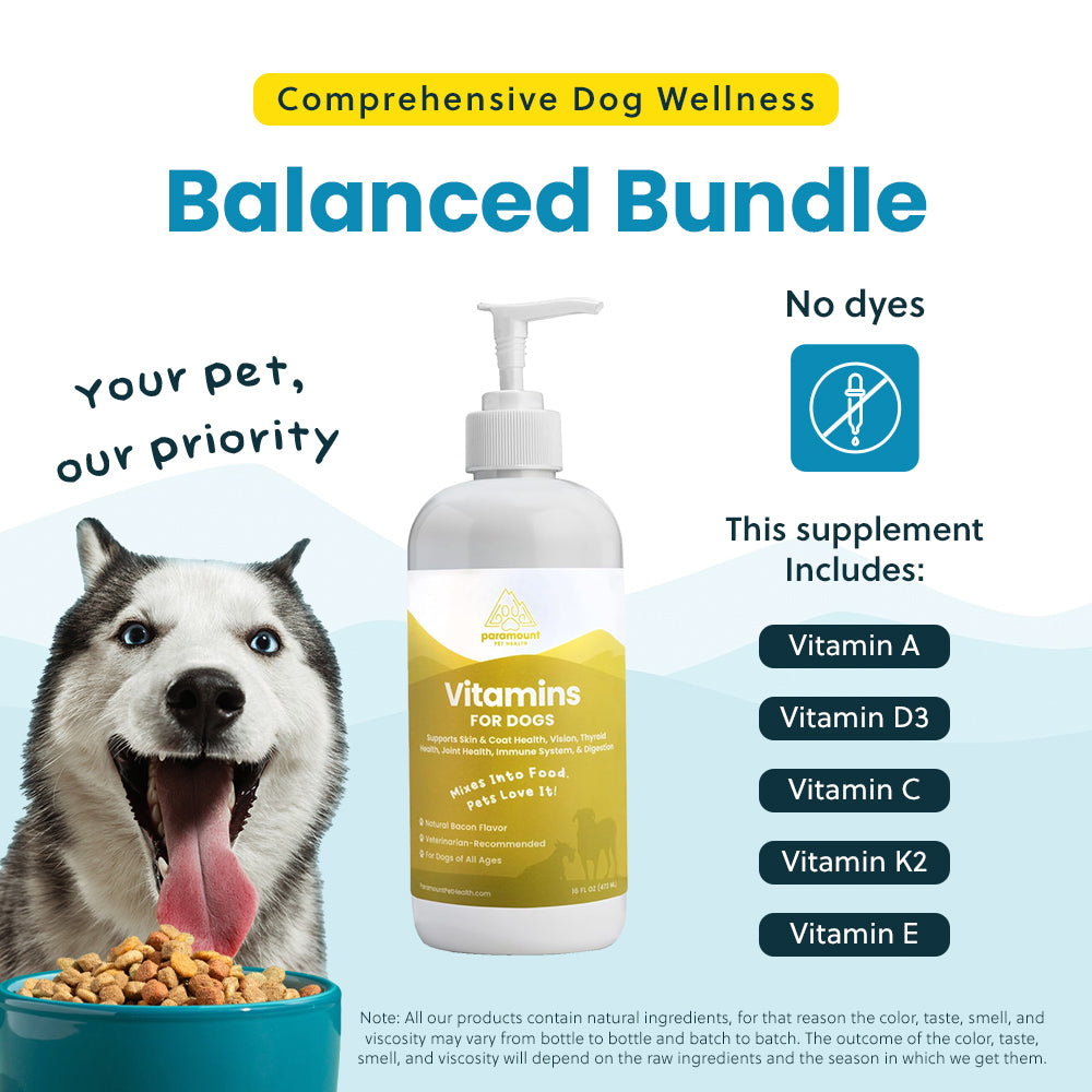 Liquid Vitamins for Dogs — Paramount Pet Health