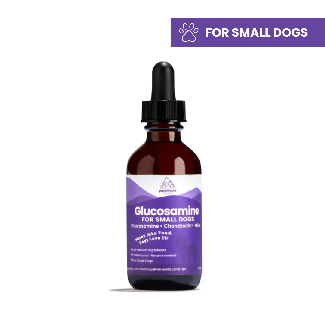 Hip & Joint Liquid Supplement For Small Dogs (Under 20 lbs)