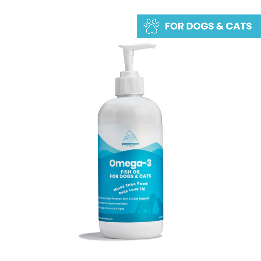 Paramount Pet Health Omega-3 Fish Oil Supplement for Dogs & Cats 16 oz