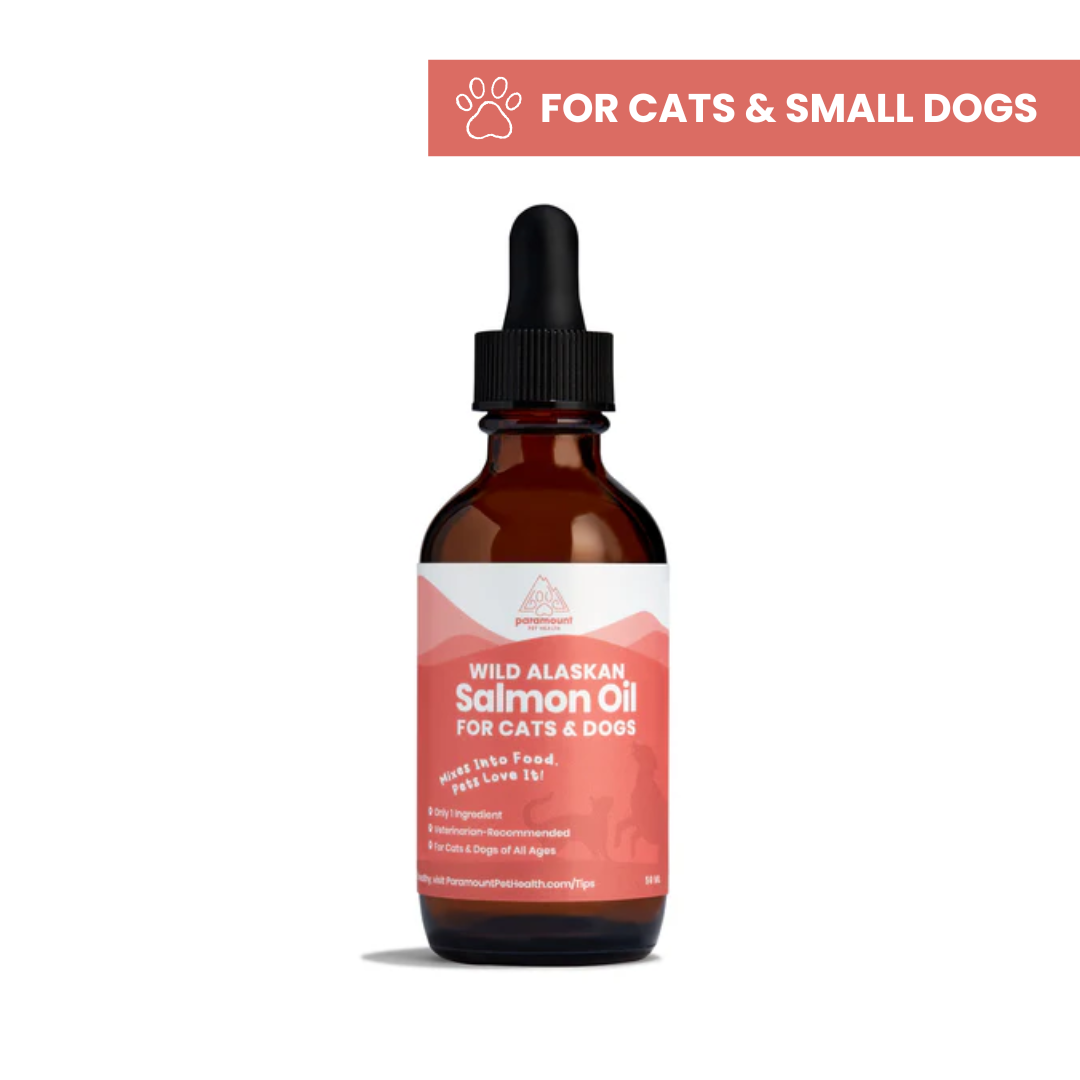 Wild Alaskan Salmon Oil for Cats and Small Dogs