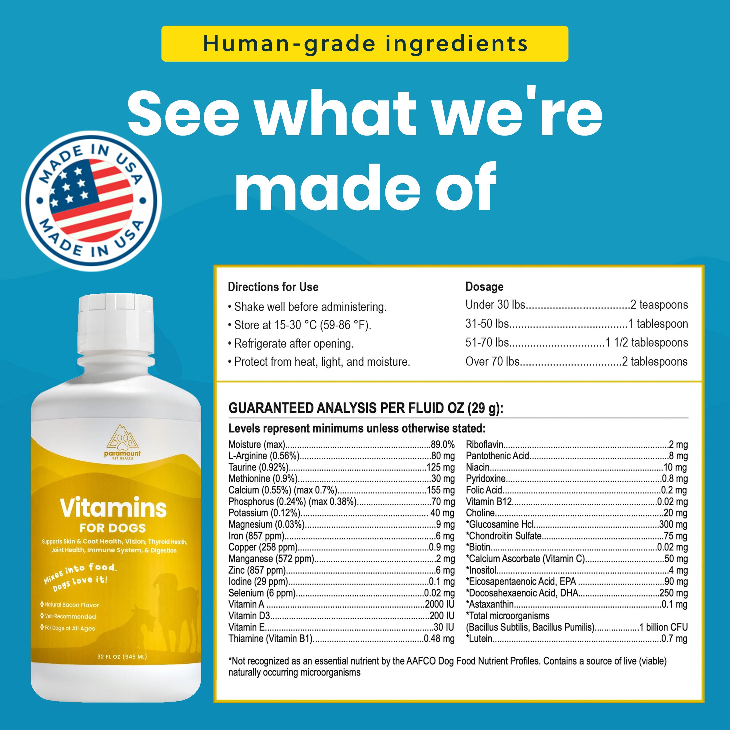 Liquid Vitamins for Dogs