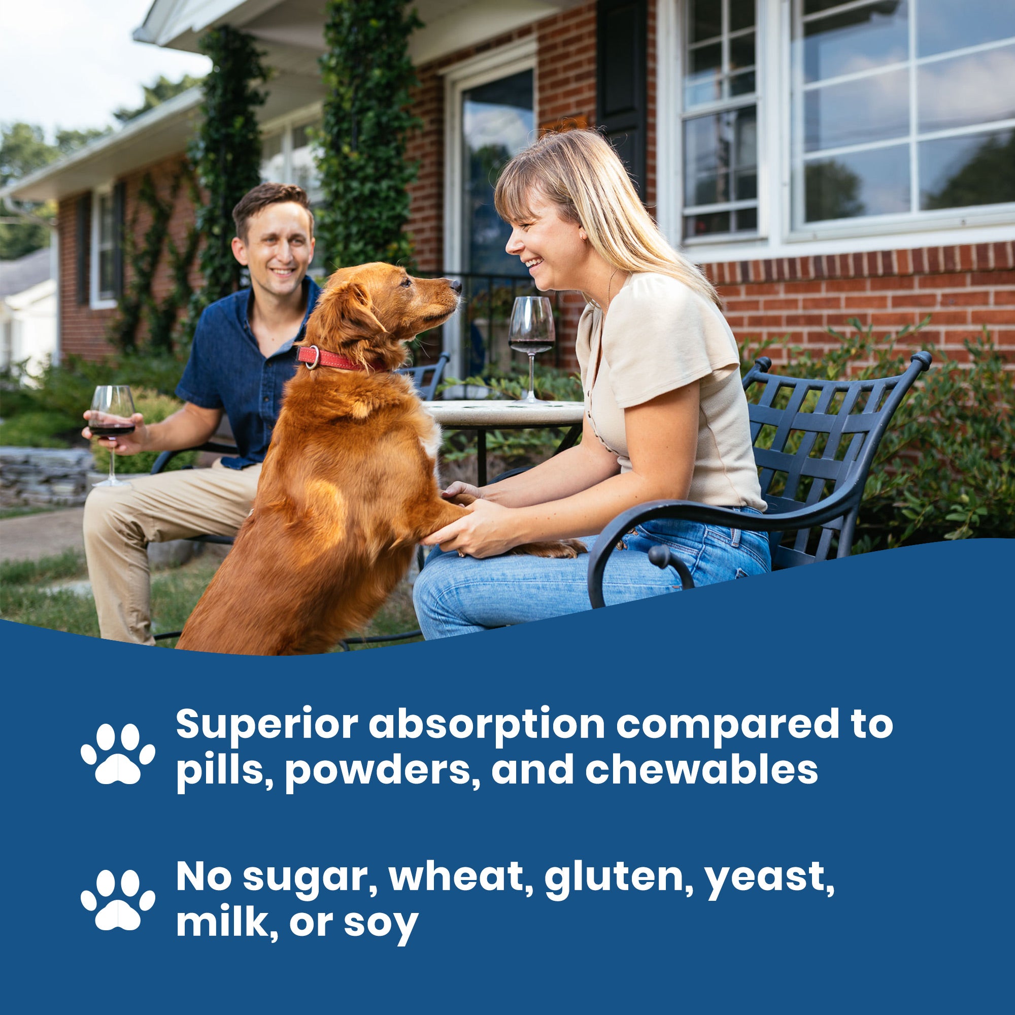 large dog glucosamine liquid has superior absorption